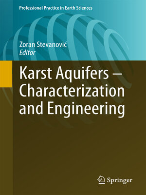 cover image of Karst Aquifers--Characterization and Engineering